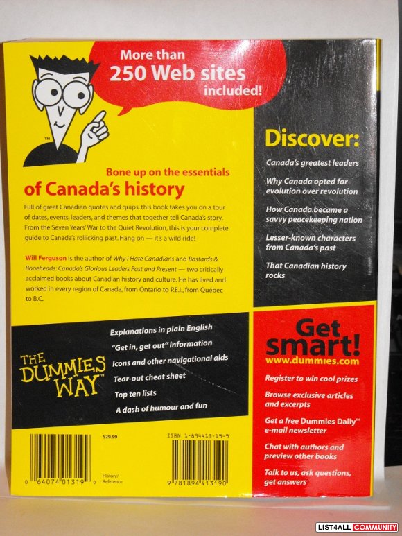 Canadian History for Dummies
