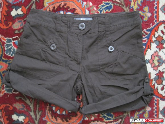 TNL Brown 100% Cotton Shorts