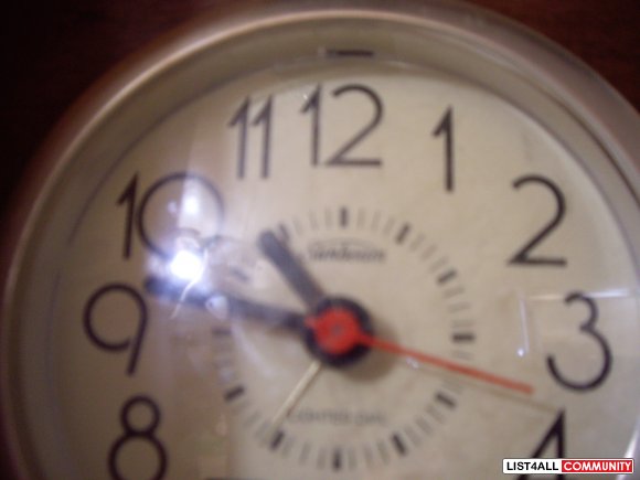 Sunbeam Vintage Plug in Clock