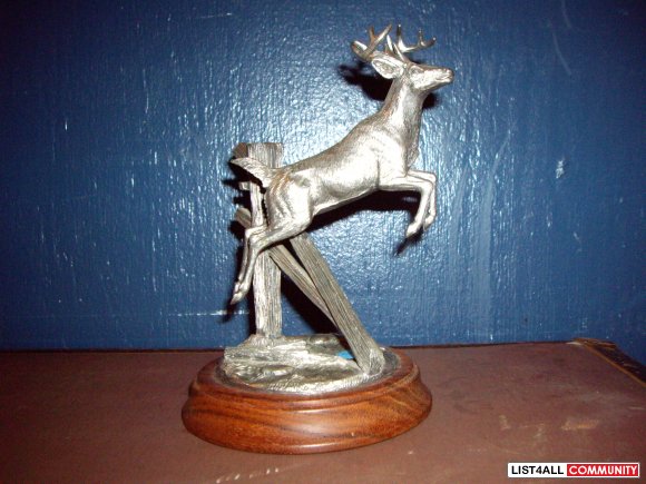 Pewter Statue - Elk - Numbered Limited Edition