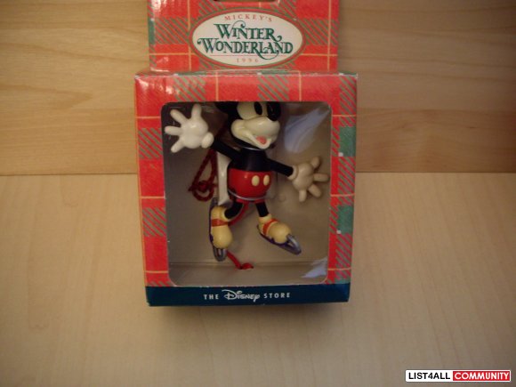 Mickey Mouse 1996 Winter Wonderland Xmas Ornament Disney