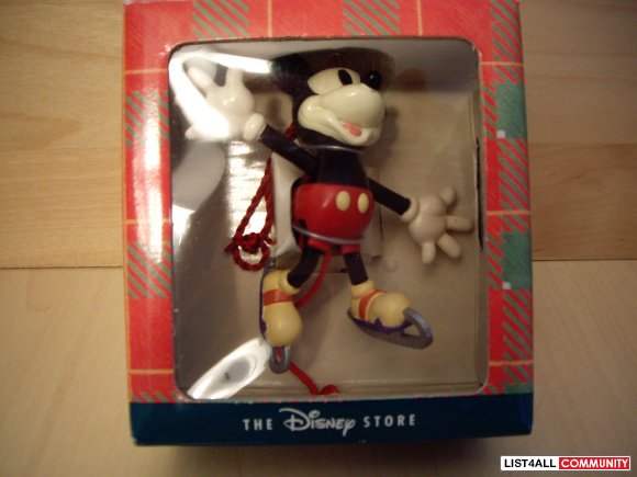 Mickey Mouse 1996 Winter Wonderland Xmas Ornament Disney
