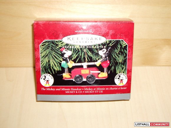 Mickey & Minnie Handcar by Disney