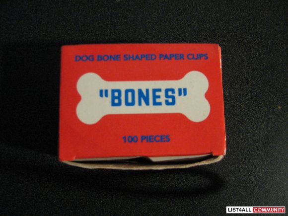 Bone Shaped Paperclips!