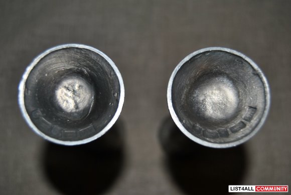 2 SILVER OLD GOBLETS , MARK