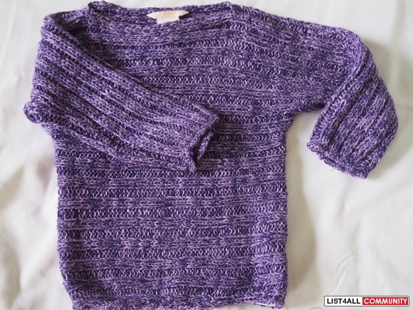 girl sweaters 18M 3pieces