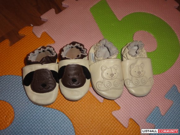 Robeez shoes 0-6 months $10.00 each or $15.00 for 2