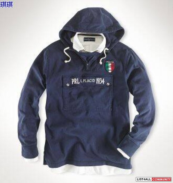 New Style polo  Mens' Blue Hoodie JACKET Size m-xxxl