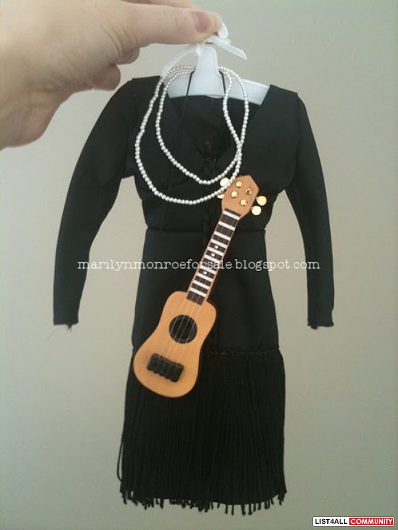 Marilyn Monroe Some Like It Hot Franklin Mint doll ensamble