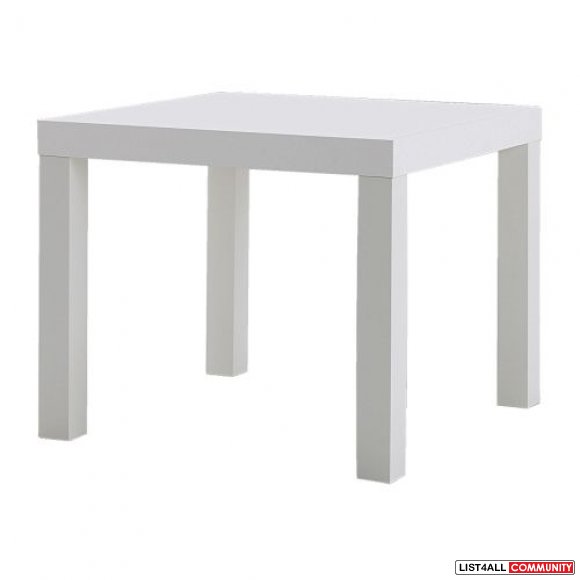 Ikea Lack Side Table - White