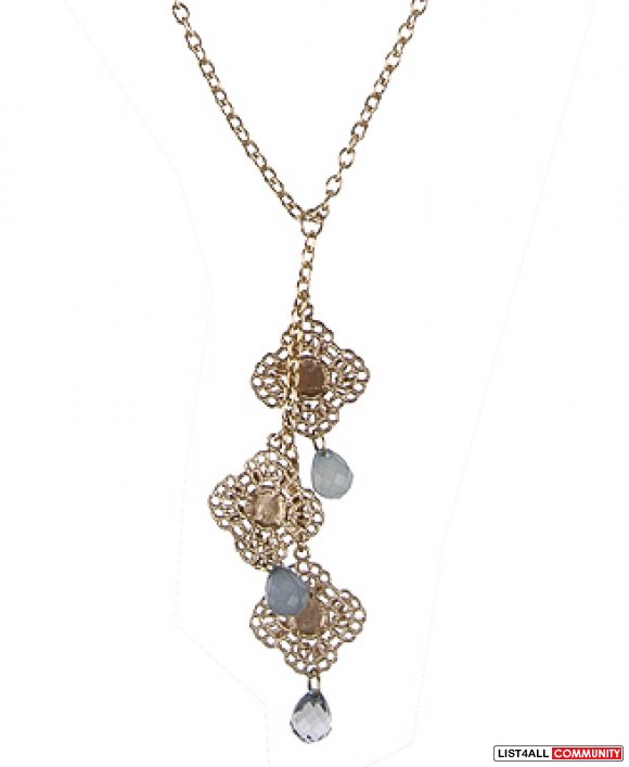 Flower Drop Necklace (NEW)