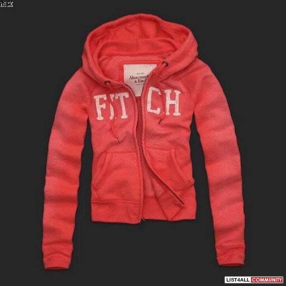 New AF Abercrombie Fitch Womens Hoodie Knit Blue Large size：s-xxl
