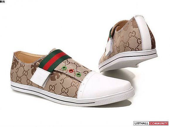 new mens GUCCI logo black athletic sneakers shoes size:8-13