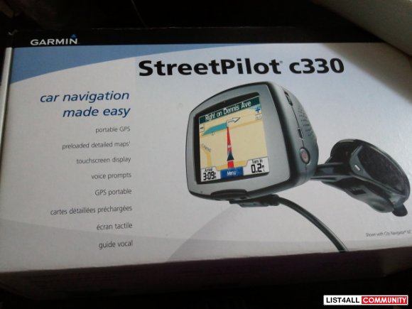 BNIB: GPS  Garmin StreetPilot C330