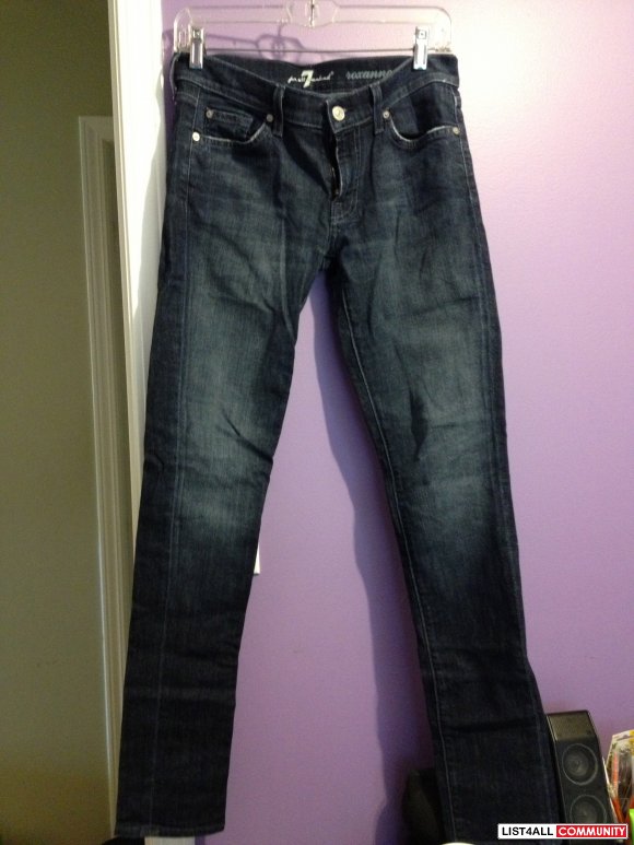 7 FOR ALL MANKIND ROXANNE JEANS - SZ 27