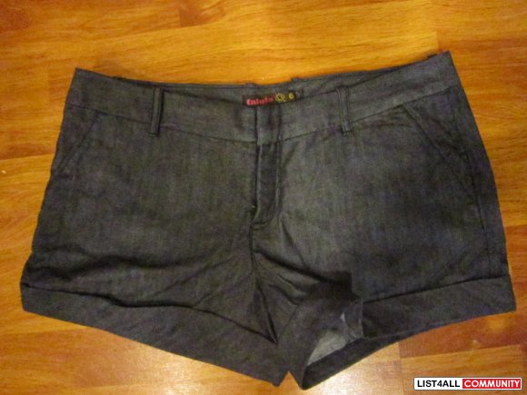 Aritzia Talula Blue Shorts Sz 6 never worn