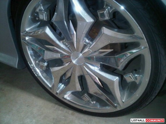 20inch' Lexani Rims with Tires (4)