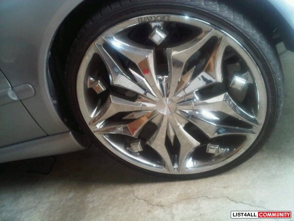 20inch' Lexani Rims with Tires (4)