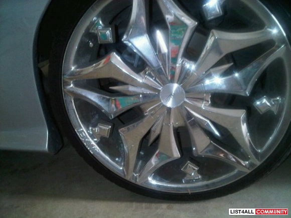 20inch' Lexani Rims with Tires (4)