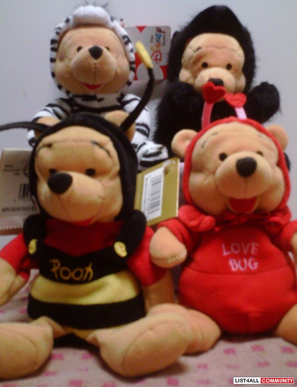 Winnie The Pooh Beanies