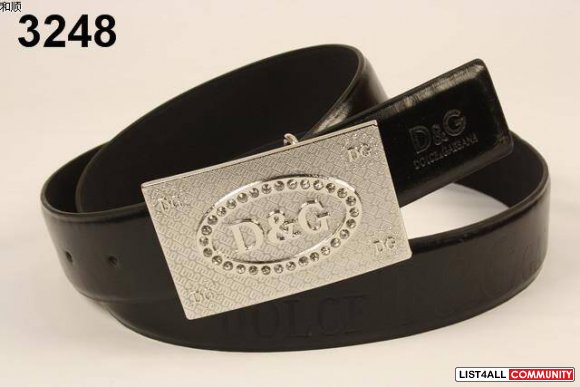 Men's New Formal Fabulous Black Reversible Belt d.g