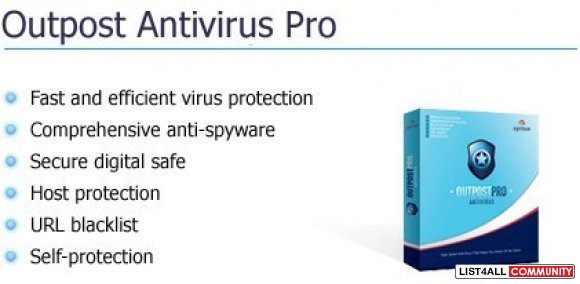 Outpost Antivirus Pro. 3 license pack