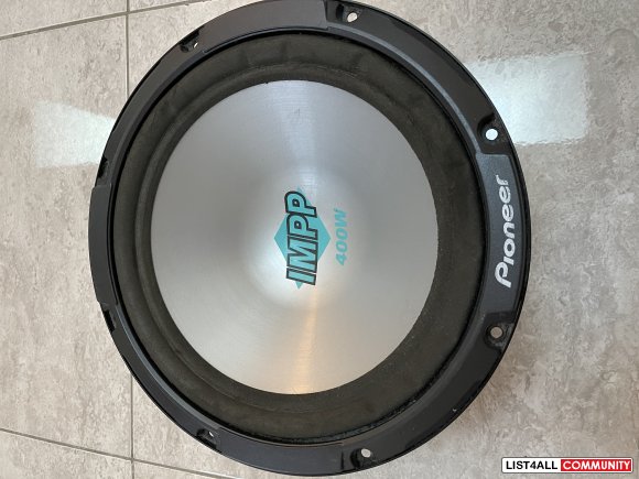 Pioneer Sing Subwoofer Speaker 400Watts