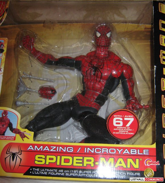 67 points of Articulation Spider-man Figurine 67 points of Articulation Spider-man Figurine