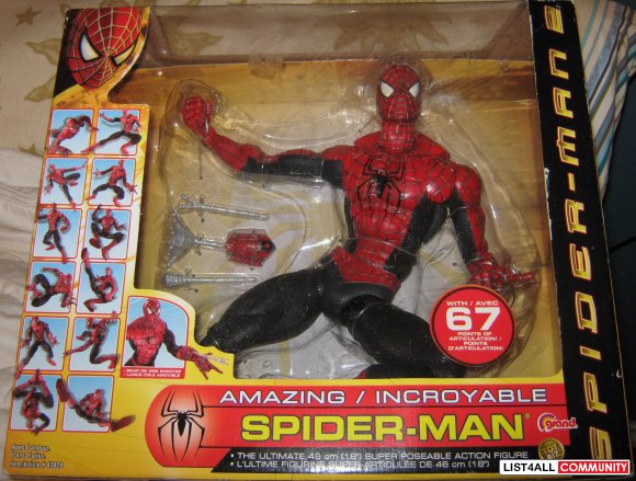 67 points of Articulation Spider-man Figurine 67 points of Articulation Spider-man Figurine