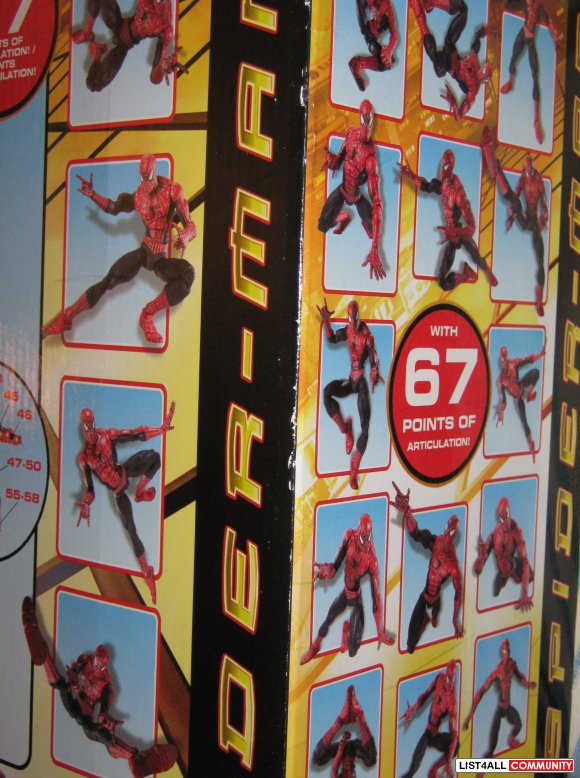 67 points of Articulation Spider-man Figurine