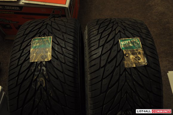 Two brand New Ultra HPR 235-40-18