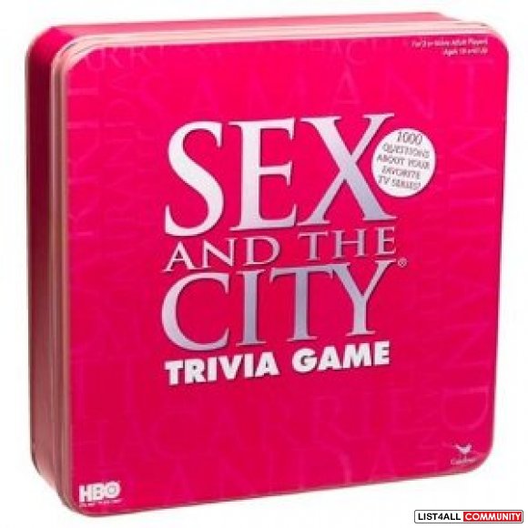 Sex & The City Trivia game!