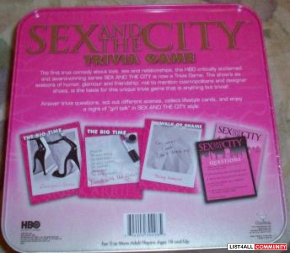 Sex & The City Trivia game!