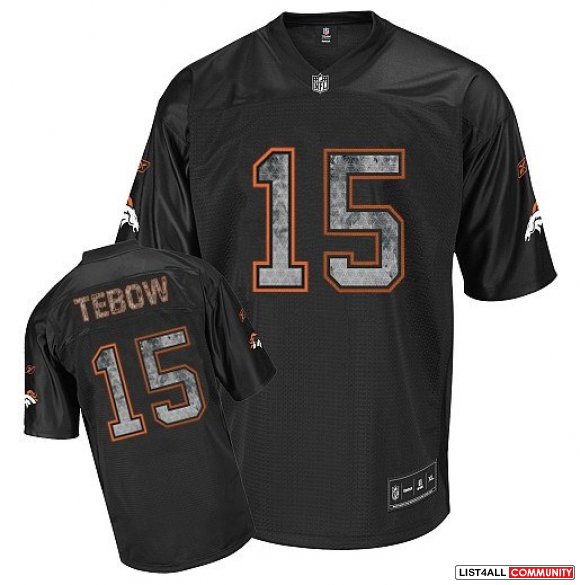 Denver Broncos Tim Tebow 15# Dark Blue Jerseys