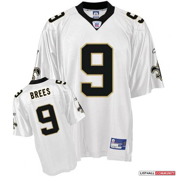 New Orleans Saints Drew Brees 9# Black Jerseys