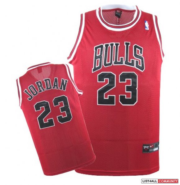 NBA Chicago Bulls Jordan 23# Red Jerseys