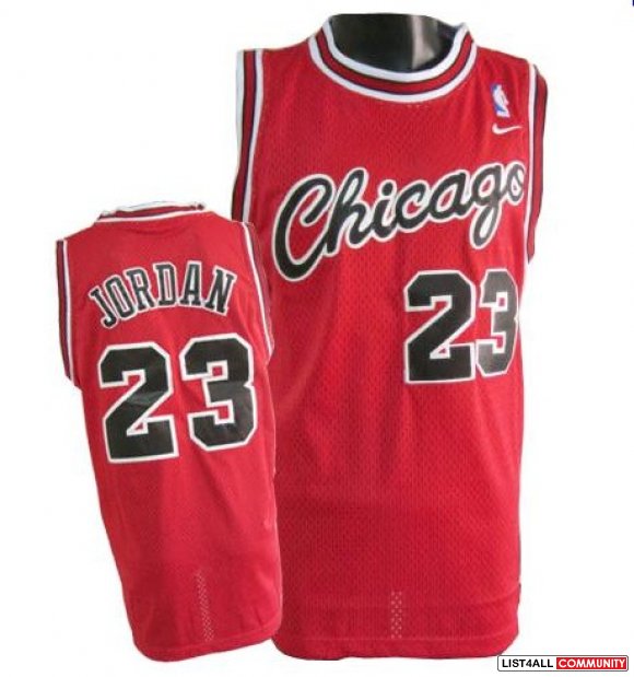 NBA Chicago Bulls Jordan 23# Red Jerseys
