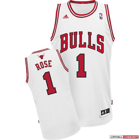 Chicago Bulls Derrick Rose 1# Swingman Road Jerseys