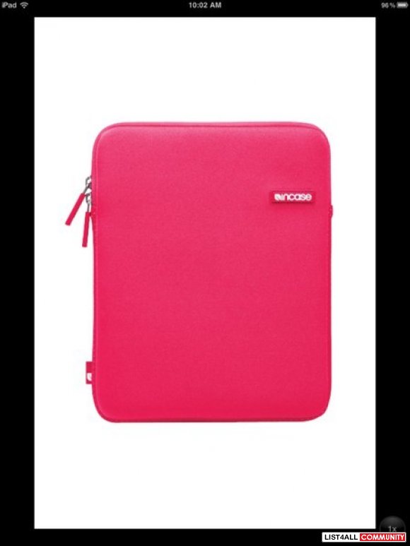 Magenta or pink iPad sleeve
