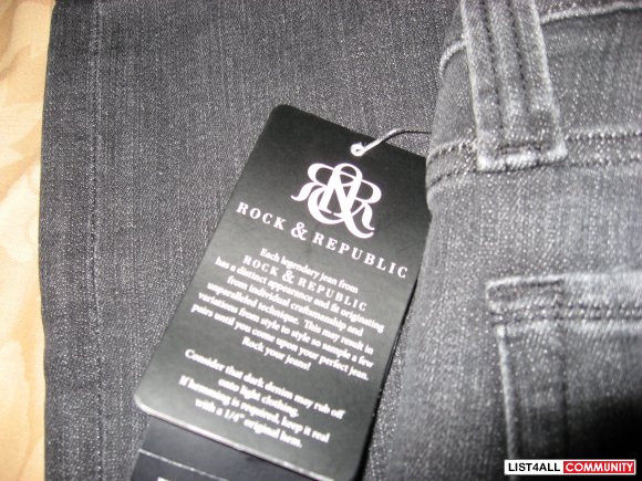 Rock and Republic "Colburg" Skinny Leg Jeans BNWT Size 31