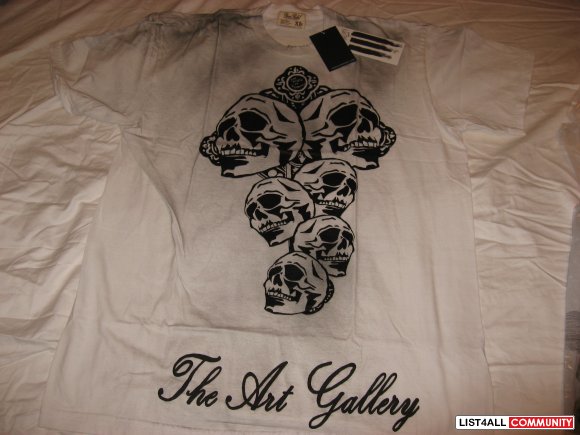 Dom Rebel "Skull Cross" Tee BNWT Size XL