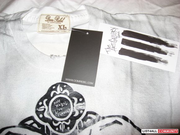 Dom Rebel "Skull Cross" Tee BNWT Size XL