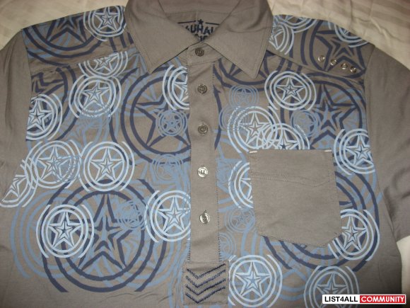 Bauhaus 1919  "Star Logos" Shirt  Size M