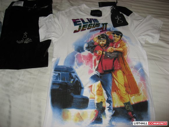 Elvis Jesus "Back to the Future" Tee BNWT Size L