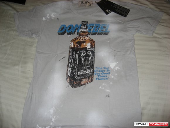 Dom Rebel "Juice Crew" Tees BNWT Size M