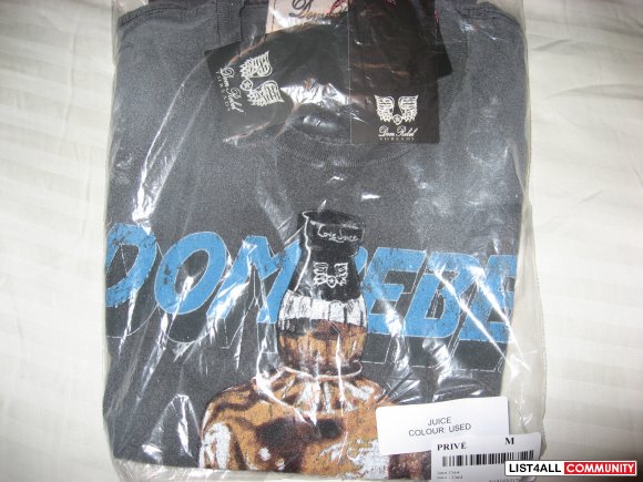 Dom Rebel "Juice Crew" Tees BNWT Size M