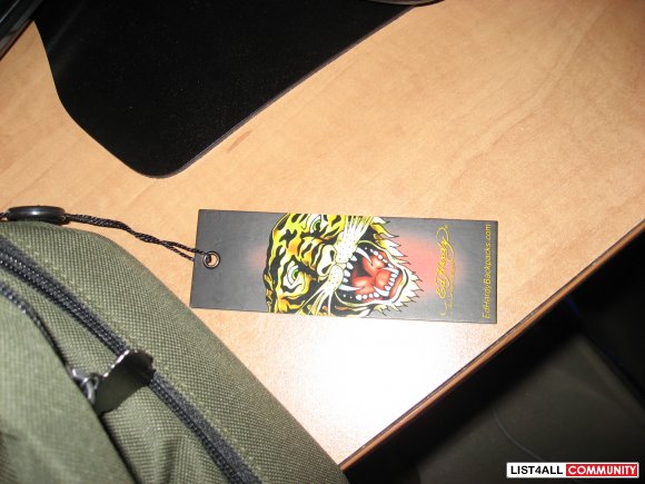 Ed Hardy Backpack with tags