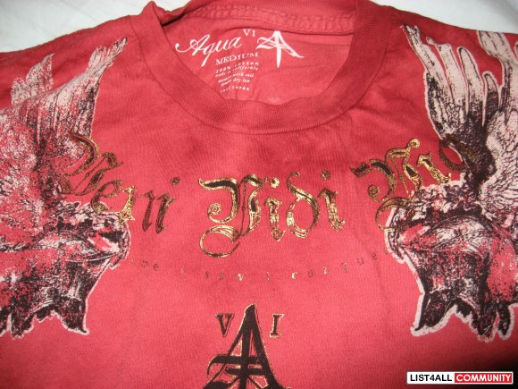 Aqua VI "Flying Creatures" Tee Size M