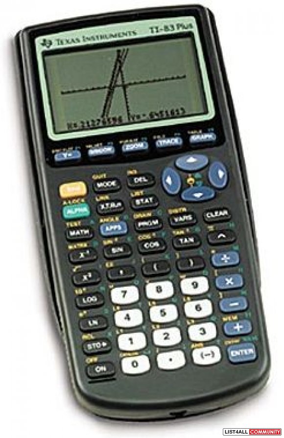 Graphing Calculator - Texas Instruments TI-83 Plus