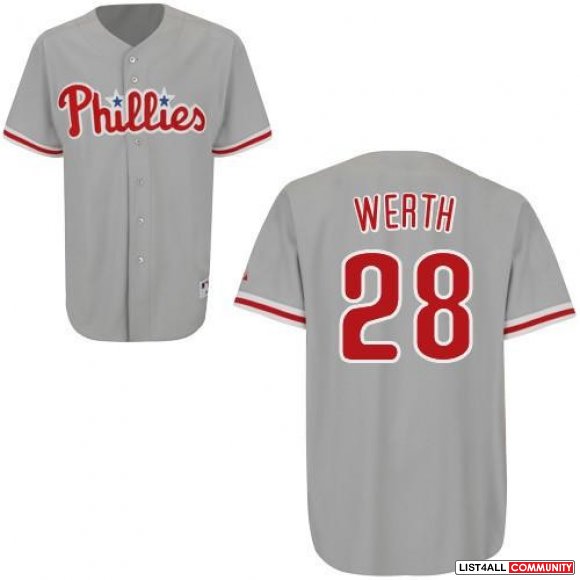 Philadelphia Phillies WERTH 28# Jerseys